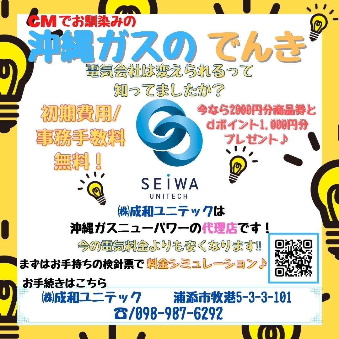 毎月の電気料金安くなるかもよ 成和ユニテックのブログ